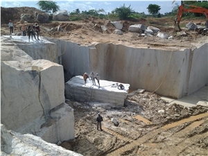 New Kashmir White Granite Quarry
