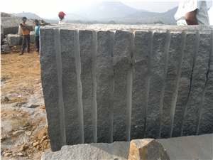 New M-10 Chitoor Black Granite Quarry