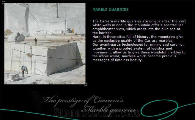 Bianco Carrara Marble Quarry
