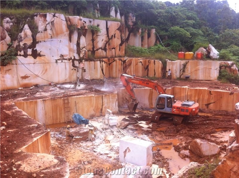 Crema Mori Marble Quarry