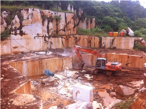 Crema Mori Marble Quarry