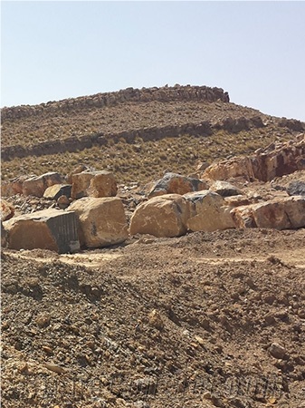 Brown Pietra di Jerissa Stone Quarry