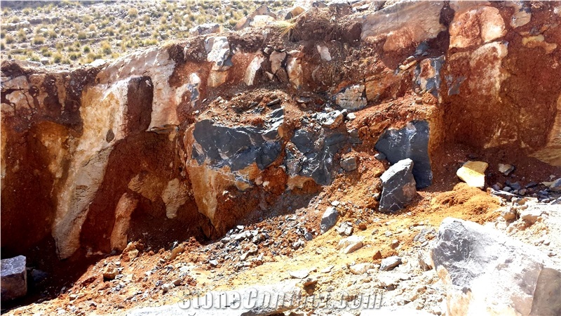 Brown Pietra di Jerissa Stone Quarry