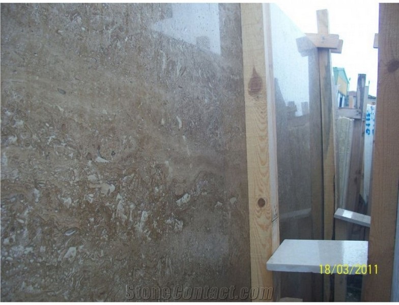 Afyon Noce Walnut Travertine Suhut Quarry