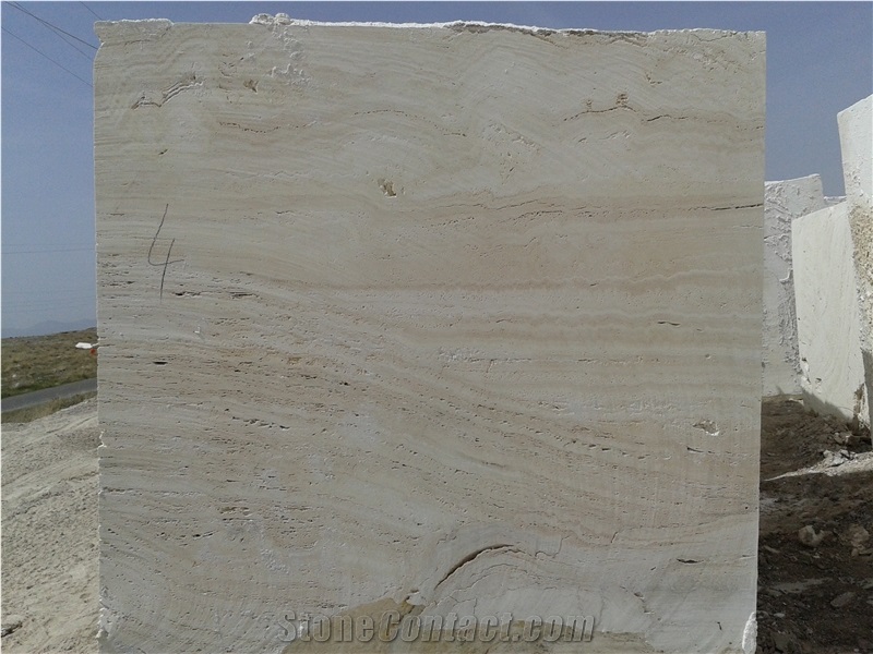 White Travertine Ivory, Konya Light Travertine Quarry