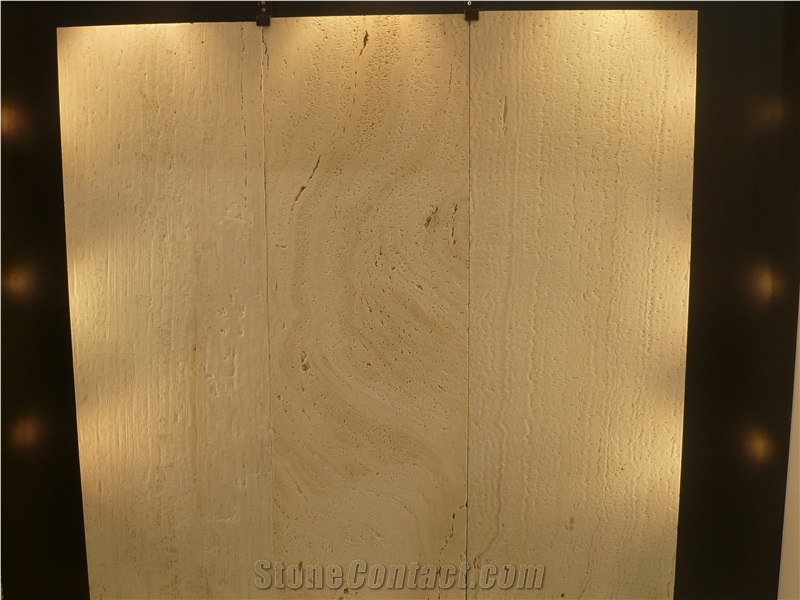 White Travertine Ivory, Konya Light Travertine Quarry