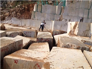 Lucciano Marron Marble Quarry