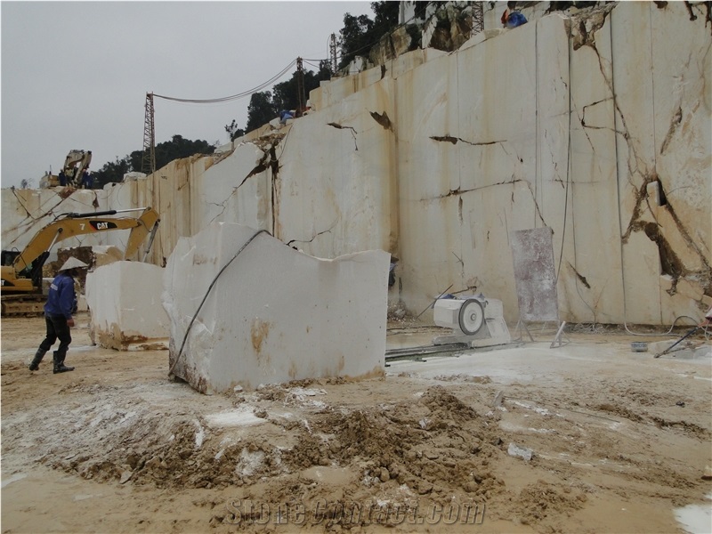 Yen Bai White Marble Quarry