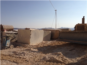 Kashan Golden Brown Marble Quarry