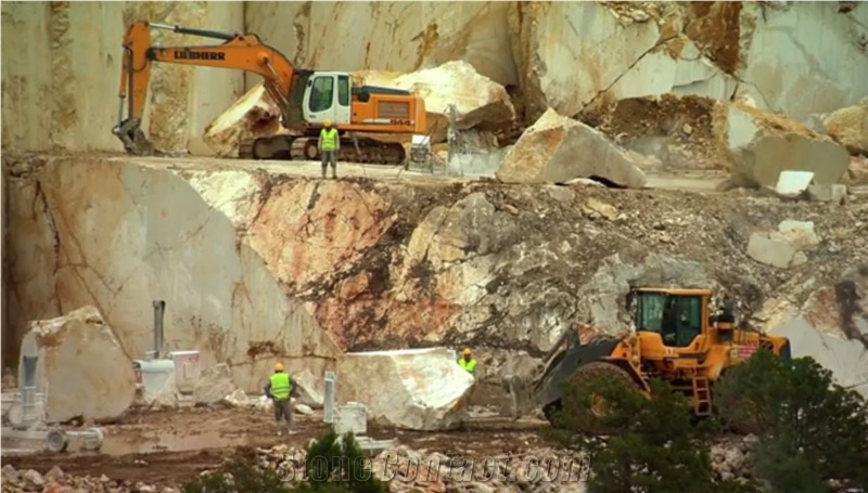 Lotus Cream Marble Quarry