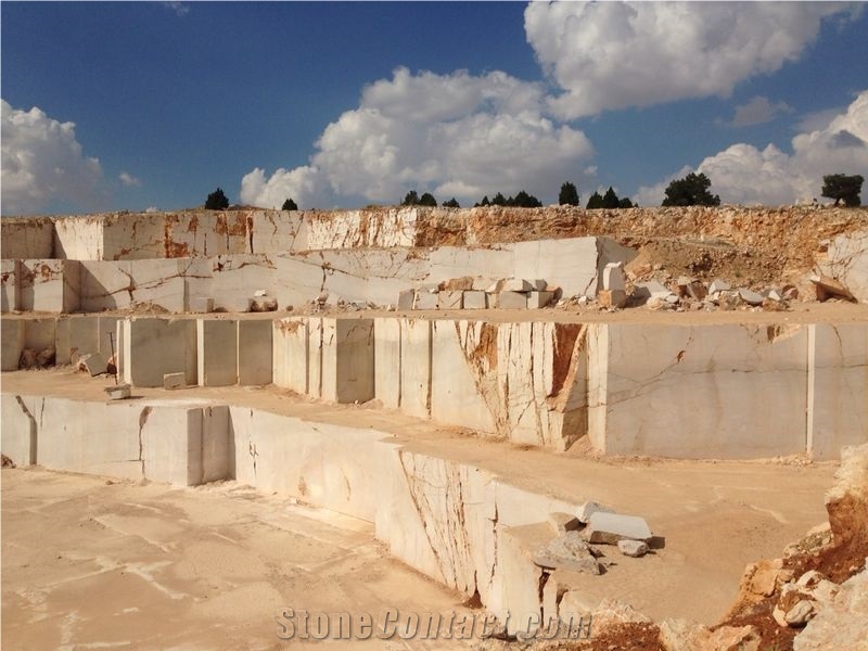 Ermenek Beige Marble Quarry