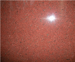 Asia red granite quarry