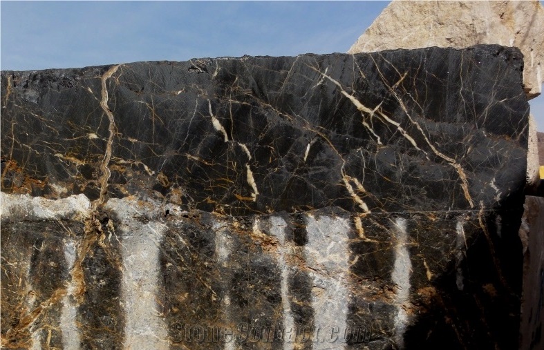 Golden Black Marble Quarry 2