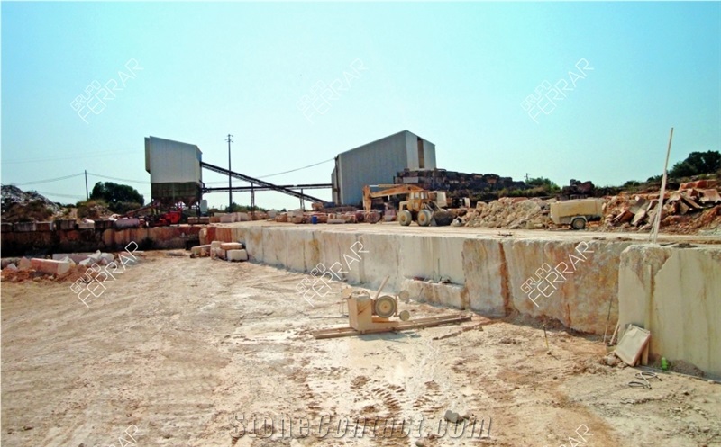 Moca Creme Limestone Quarry