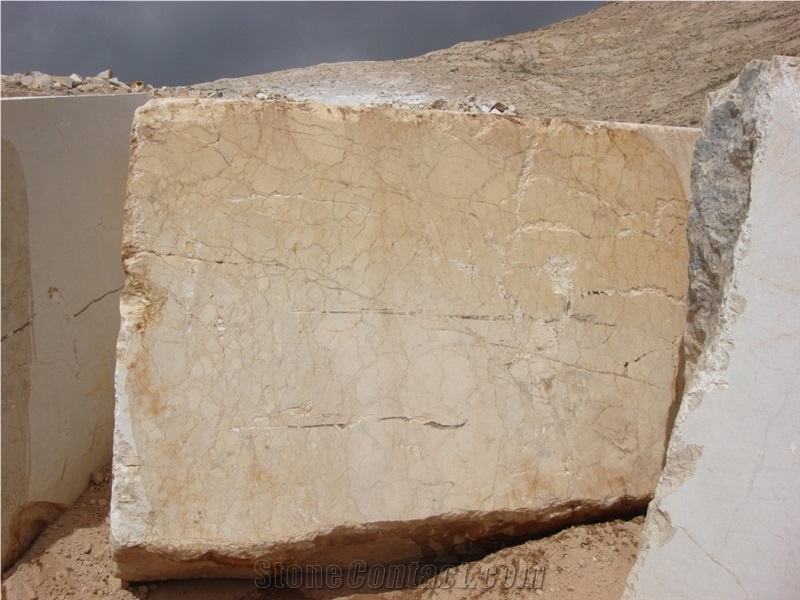 Ivory Beige Marble Quarry