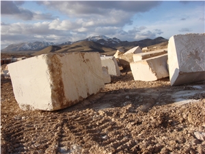Ivory Beige Marble Quarry