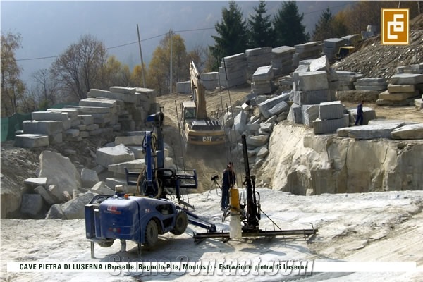 Pietra di Luserna Gialla Brusella Quarry