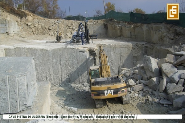 Pietra di Luserna Gialla Brusella Quarry