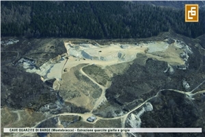 Quartzite di Barge - Gialla di Barge Quartzite Quarry