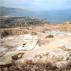 Perlato di Sicilia Cofano Quarry - Perlato Fiorito, Perlato Sicilia