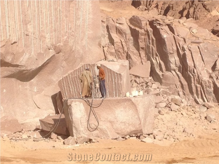 Red Safaga Granite Quarry
