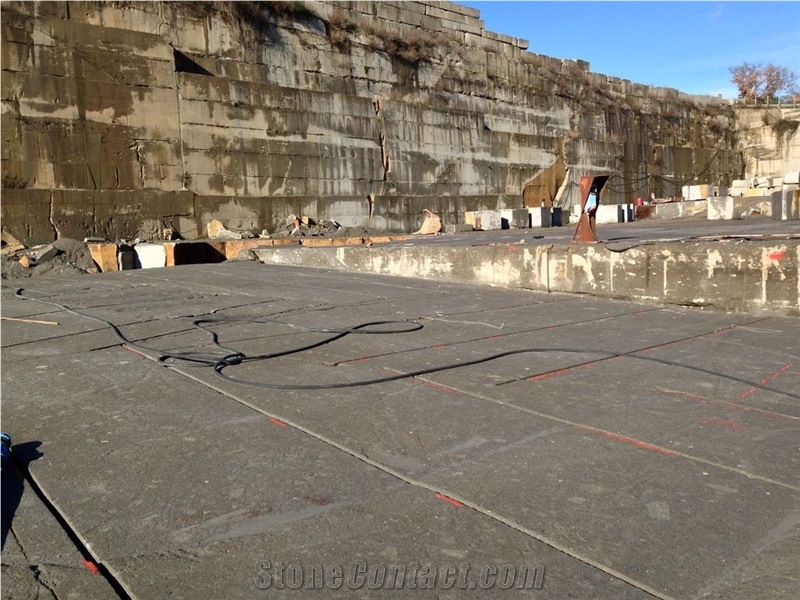 Peperino Grigio Trachyte Quarry of Vitorchiano