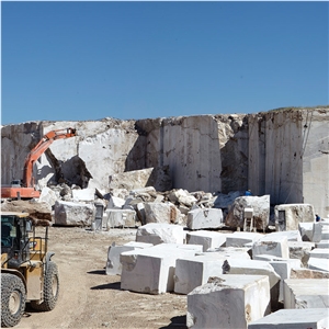Classic Silver Travertine Quarry