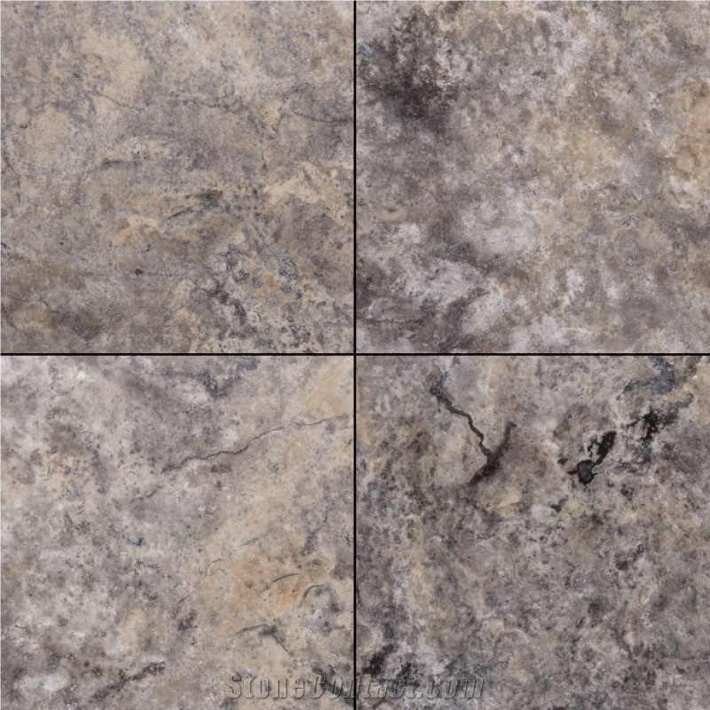 Classic Silver Travertine Quarry