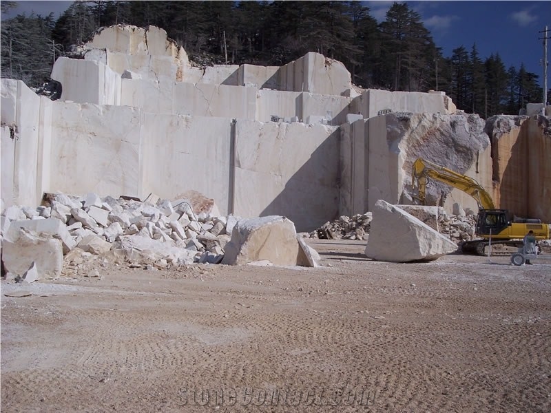 Yazir Spider Beige Limestone Quarry