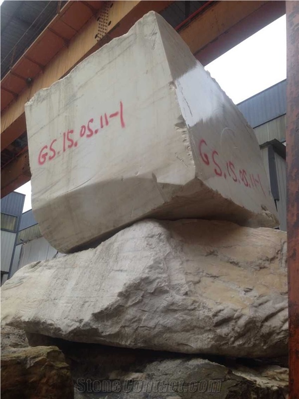 Gold White Marble Quarry