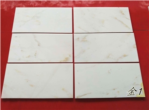 Gold White Marble Quarry