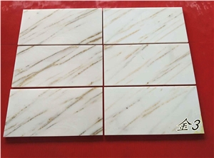 Gold White Marble Quarry