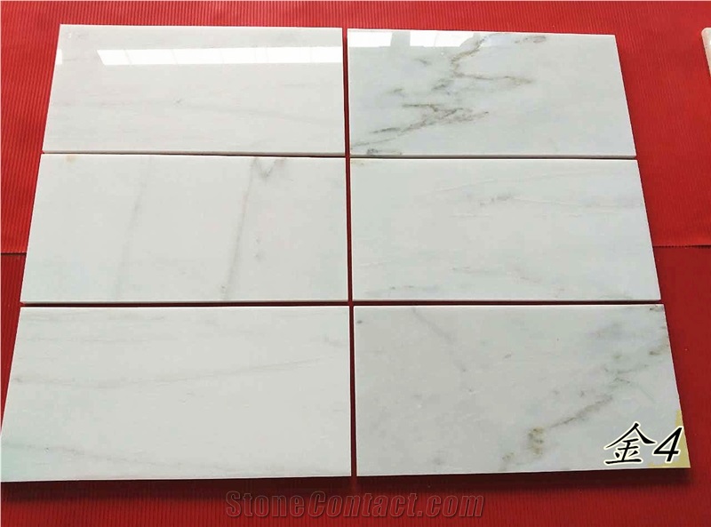 Gold White Marble Quarry
