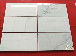 Gold White Marble Quarry