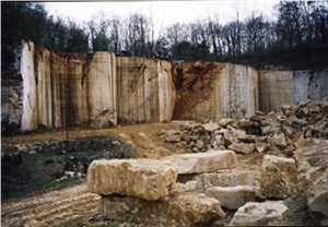 Verger Marbre, Verger Beige et Bleu, Verger Beige Limestone Quarry