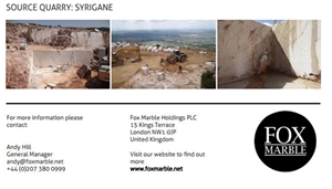 Etrusco Dorato Marble Syrigane Quarry