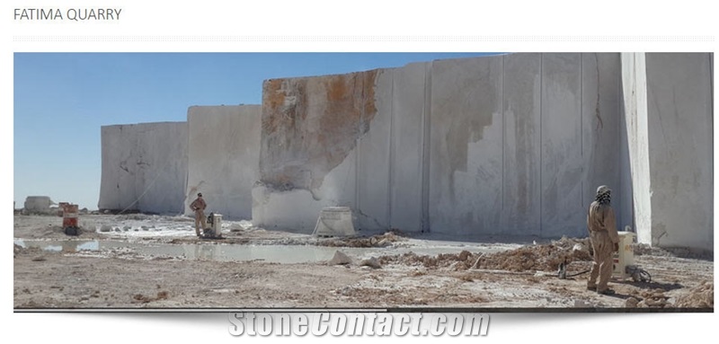 Snow Pearl Marble and Rose Pearl Marble Fatima Quarry