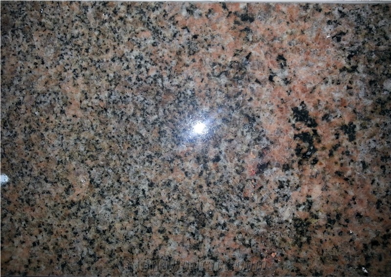 Pink Flower, Multi colour Granite Quarry, India