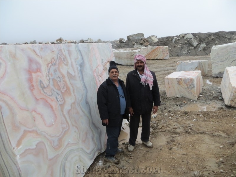 Persian Rainbow Onyx Quarry