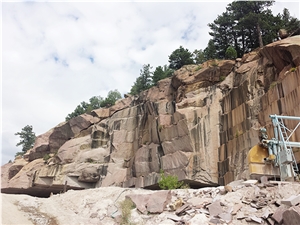 Colorado Rose Red Granite Quarry