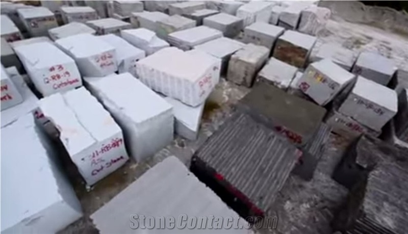 Mount Airy White Granite - Caesar White Granite Quarry