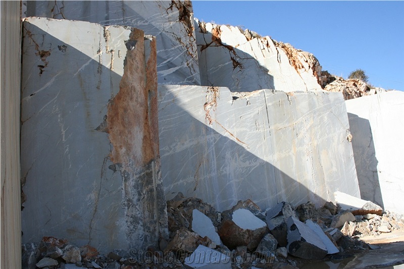 Montana Silver Ice Marble Quarry