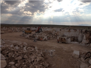 Konya Light Travertine Quarry
