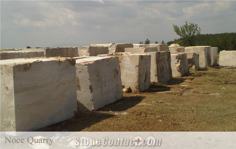Denizli Noce Travertine Quarry - Dark Brown Travertine