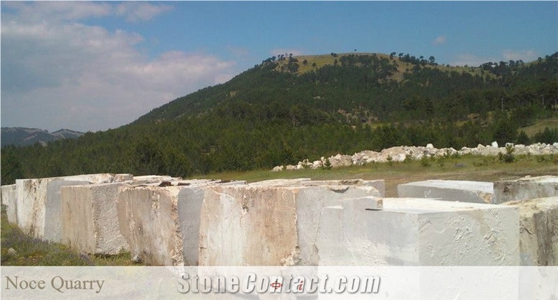Denizli Noce Travertine Quarry - Dark Brown Travertine