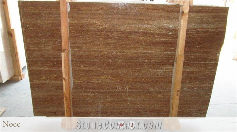 Denizli Noce Travertine Quarry - Dark Brown Travertine
