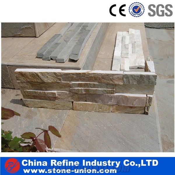 Cheap Black Quartzite Corners Stone,Split Face Cultured Stone,Stacked Stone Veneer,Stone Veneer Exterior Wall Interlocking