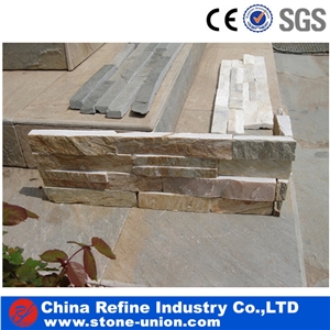 Cheap Black Quartzite Corners Stone,Split Face Cultured Stone,Stacked Stone Veneer,Stone Veneer Exterior Wall Interlocking