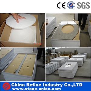 Fashion Granite Countertop & Single Sink Bathroom Vanity,Wholesale Countertop for Bathroom,Customized Counterops