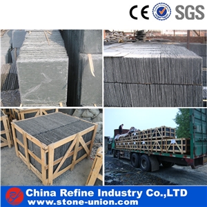 Green Roofing Slate Tile with High Quality,Honed Surface,China Natural Black Slate Roof Tile,Colorful Natural Slate Tile Roof and Roofing Tiles